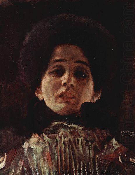 Gustav Klimt Portrat einer Frau china oil painting image